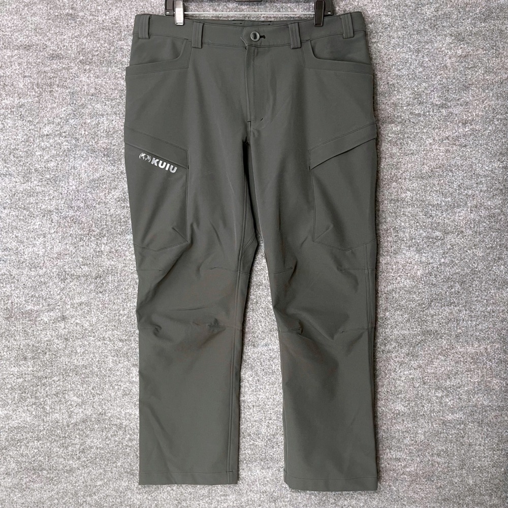 KUIU Attack Pants Mens 38 S Gunmetal Grey Hunting Hiking Primeflex 40001